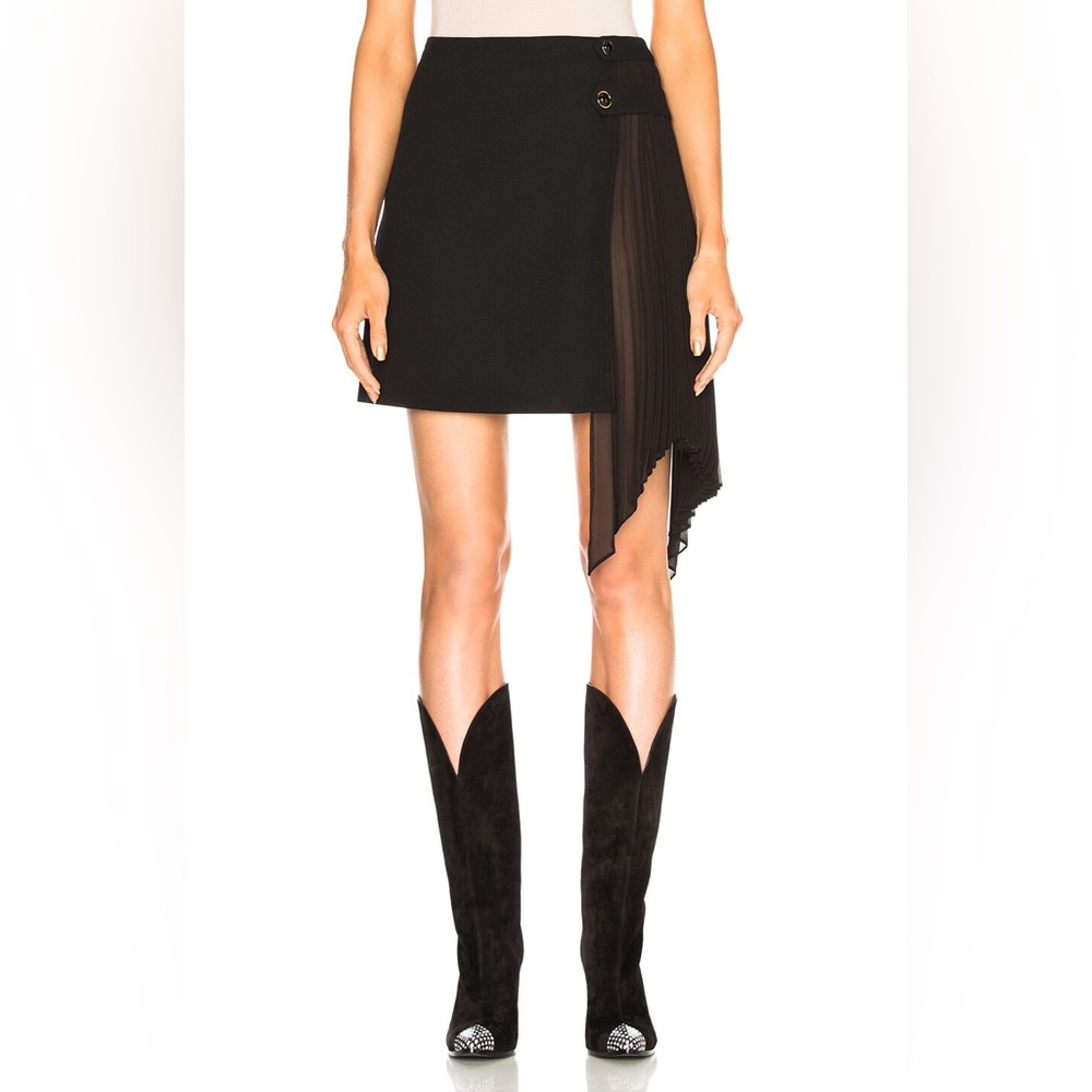 GIVENCHY Black Asymmetrical Skirt